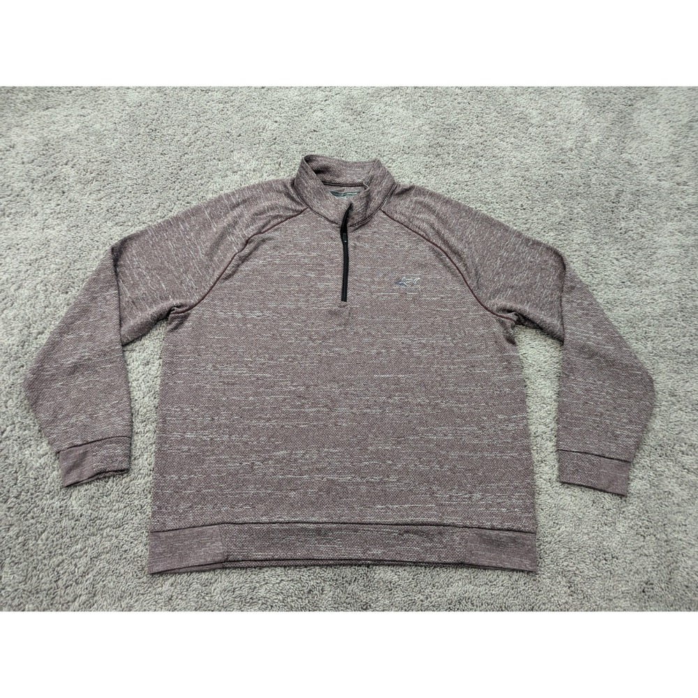 Greg Norman Pullover Mens XL Sweater 1/4 Zip Golf Casual Performance‎